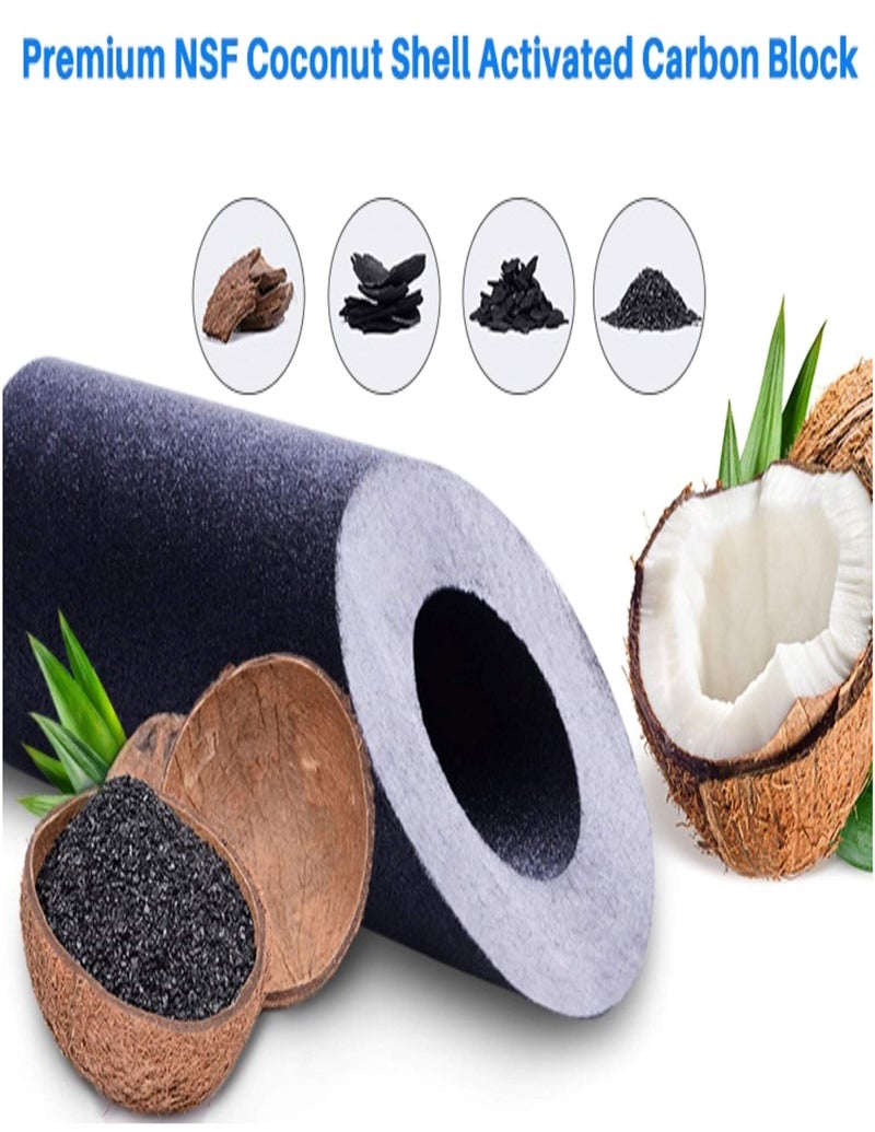 CFS â€“ 2 Pack Carbon Water Filter Cartridges Compatible with 42-34370 Models â€“ Remove Bad Taste & Odor â€“ Under Sink or Countertop Application Replacement Filter Cartridge - Image 2